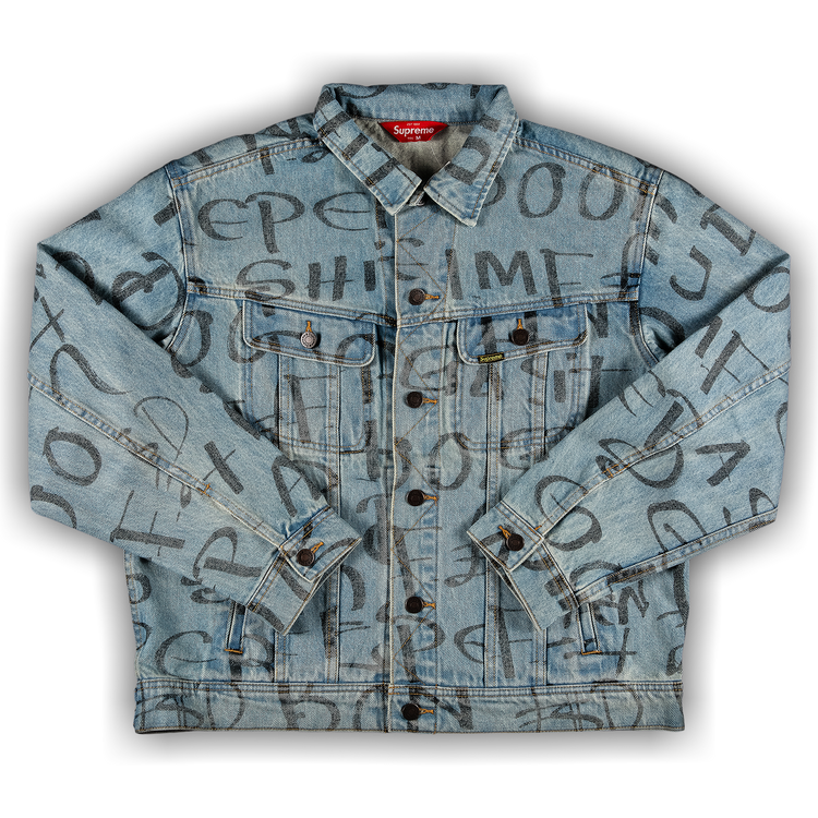 Buy Supreme Black Ark Denim Trucker Jacket 'Blue' - FW20J72 BLUE
