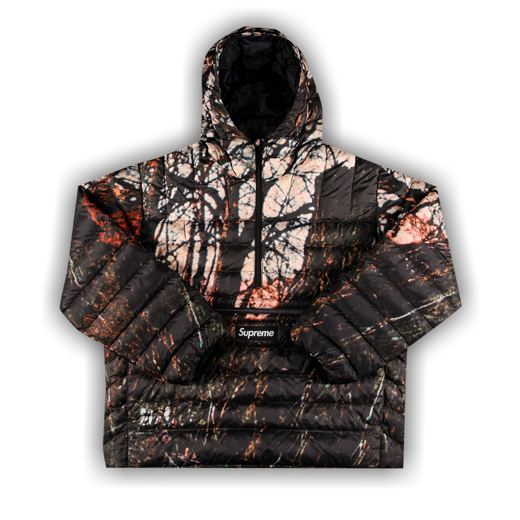 Buy Supreme Micro Down Half Zip Hooded Pullover 'Woods