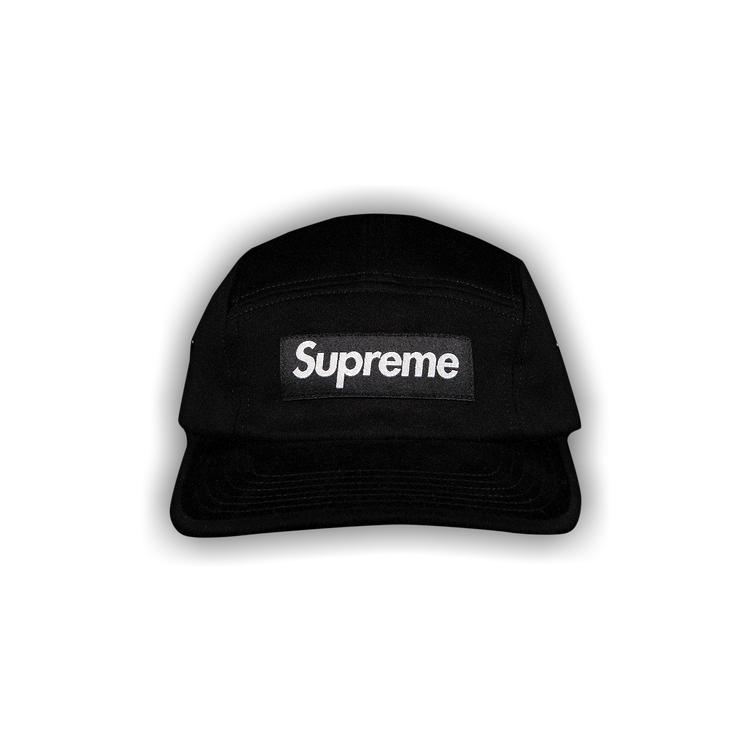 Supreme Wool Camp Cap Black FW20 | eBay