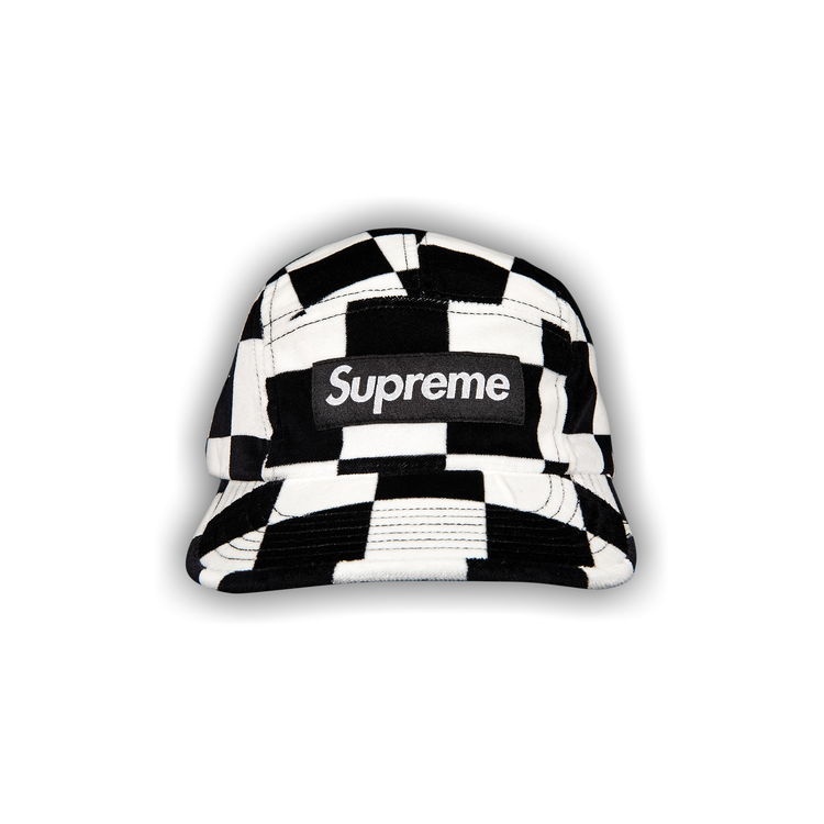 Supreme checkerboard camp cap new arrivals