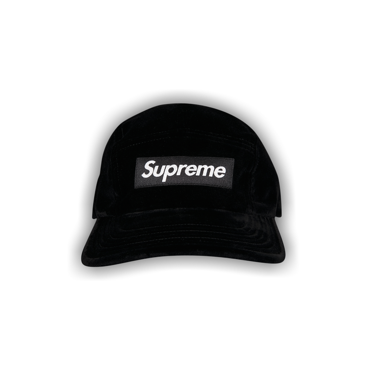 Buy Supreme Velvet Camp Cap 'Black' - FW20H92 BLACK | GOAT