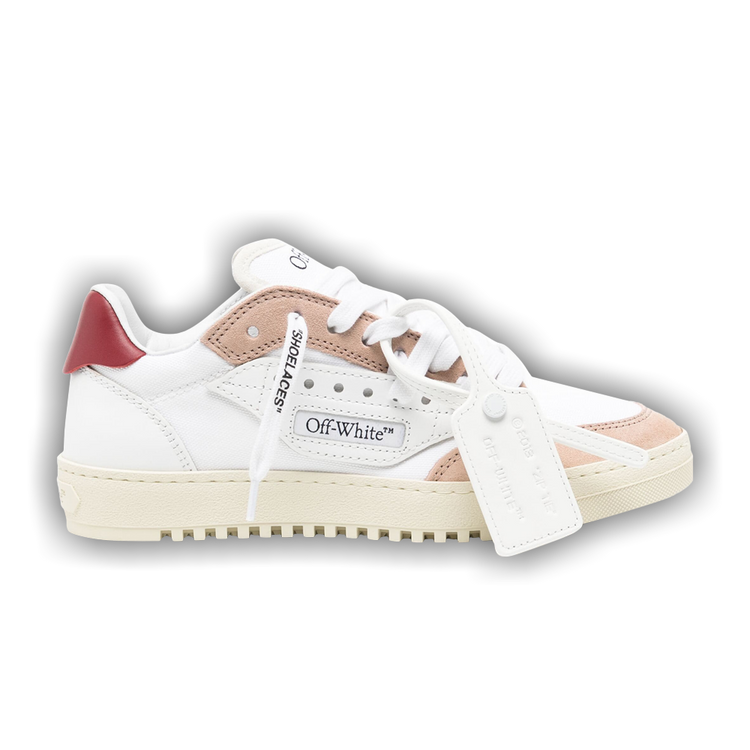 Buy Off-White Wmns 5.0 Low 'White Blush Pink Brick Red