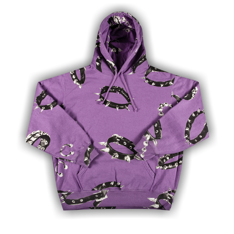 Buy Supreme Studded Collars Hooded Sweatshirt Violet FW20SW75 VIOLET GOAT