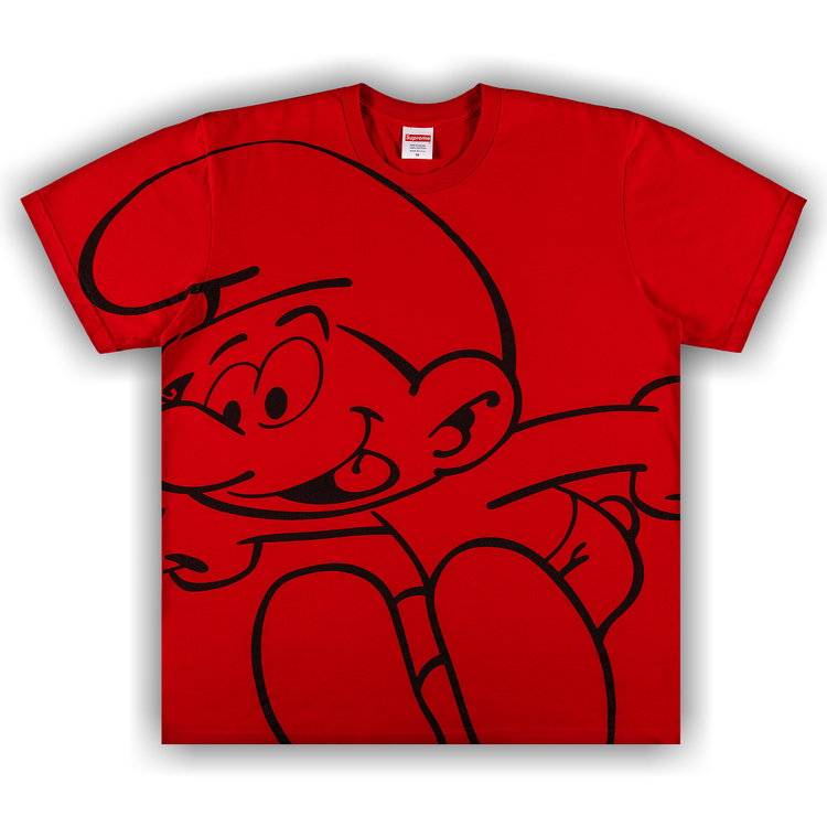 Buy Supreme x Smurfs Tee 'Red' - FW20T44 RED | GOAT