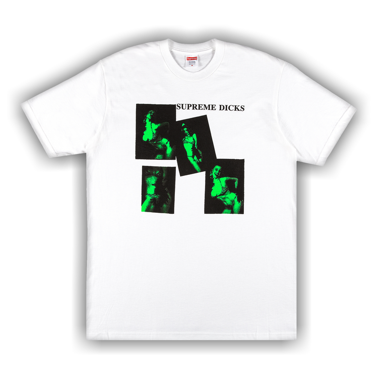 Buy Supreme Dicks Tee 'White' - FW20T34 WHITE | GOAT