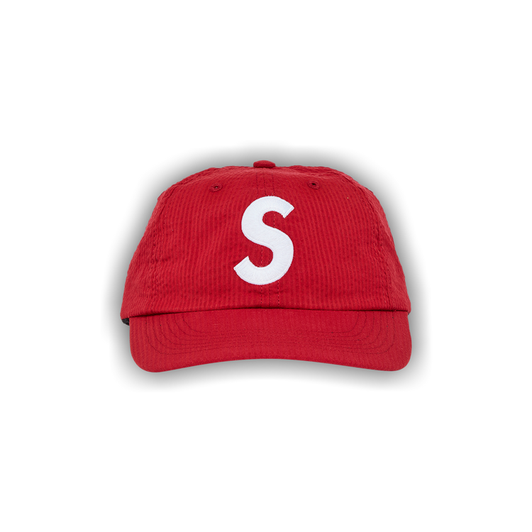 Buy Supreme Seersucker S Logo 6-Panel 