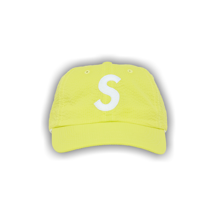 美品⭐︎Supreme Seersucker S Logo 6 Panel 黄 Buy Supreme Seersucker S Logo 6-Panel 'Yellow' - SS24H4 YELLOW | GOAT