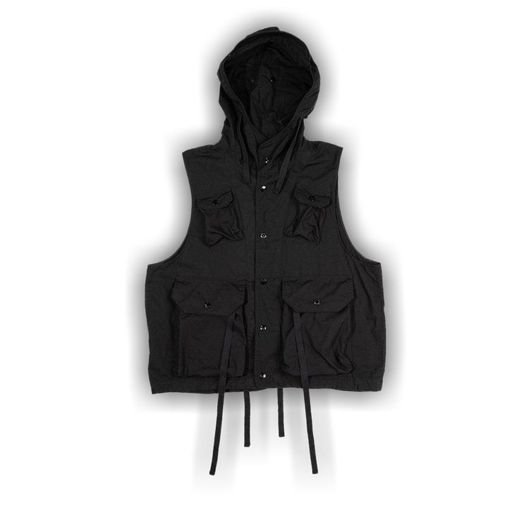 Buy Engineered Garments Field Vest 'Black' - 24S1C004 BLAC | GOAT