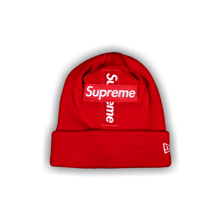 NEW Supreme New Era Cross Box Logo Beanie Black FW20 one size | eBay