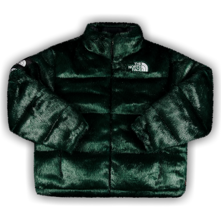Buy Supreme x The North Face Faux Fur Nuptse Jacket Green FW20J4 GREEN GOAT