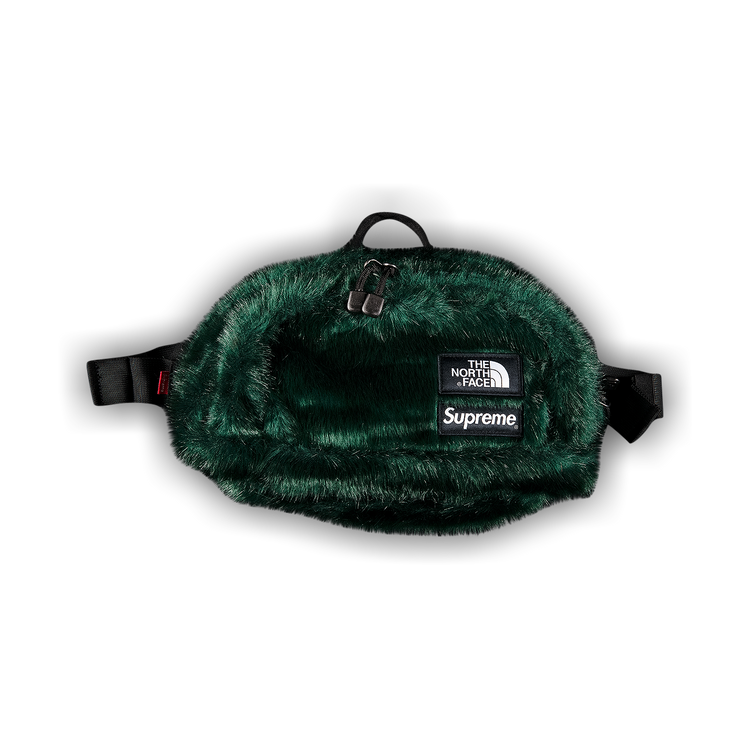 Buy Supreme x The North Face Faux Fur Waist Bag 'Green' - FW20B16 