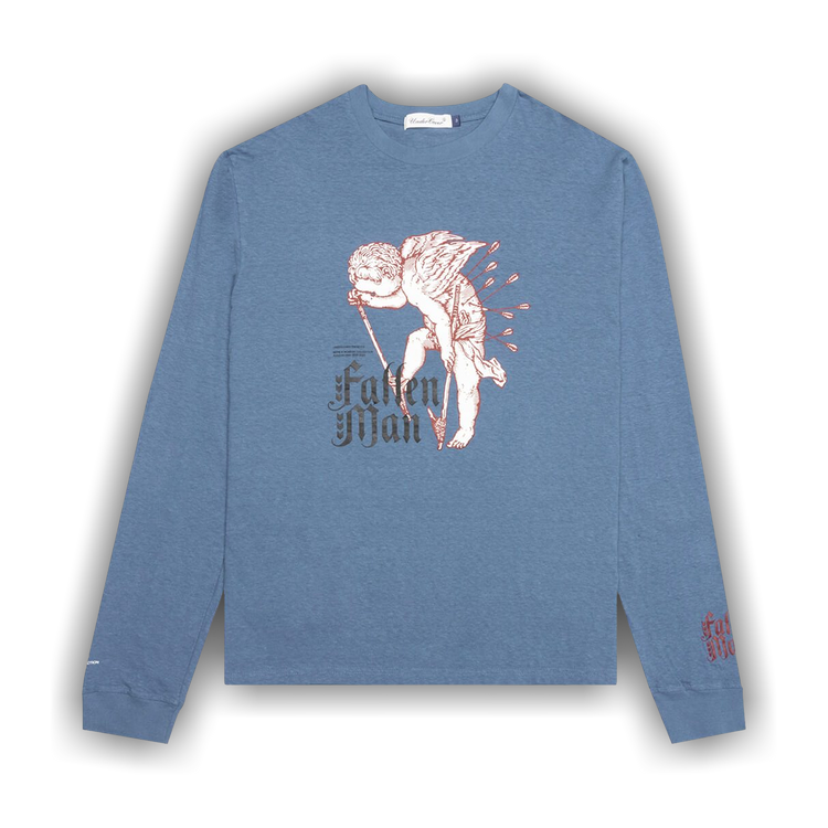 Buy Undercover Fallen Man Angel Pullover 'Grey/Blue' - UCZ4891