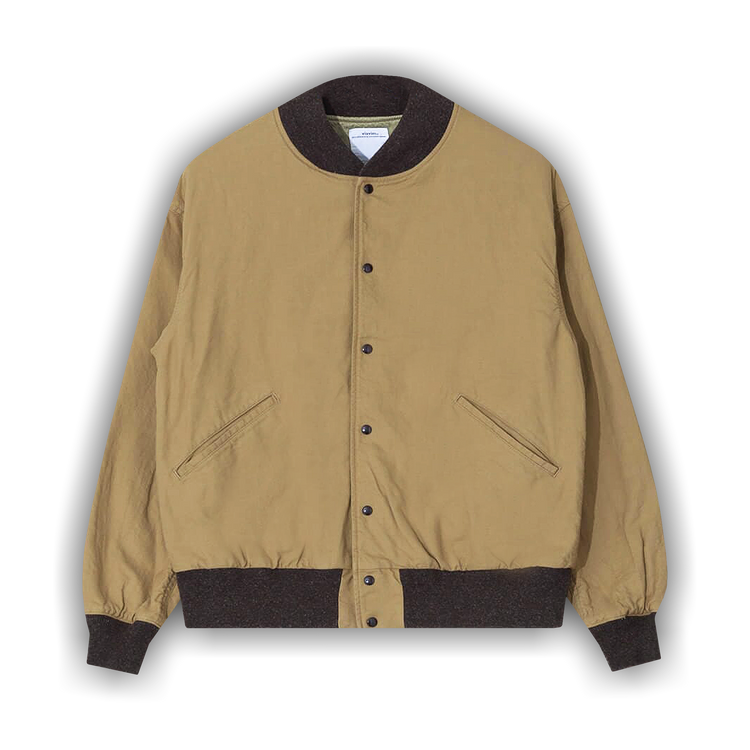Buy Visvim Varsity SB Jacket 'Beige' - 120205013020 BEIG | GOAT
