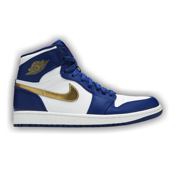 Blue white gold jordan 1 sales