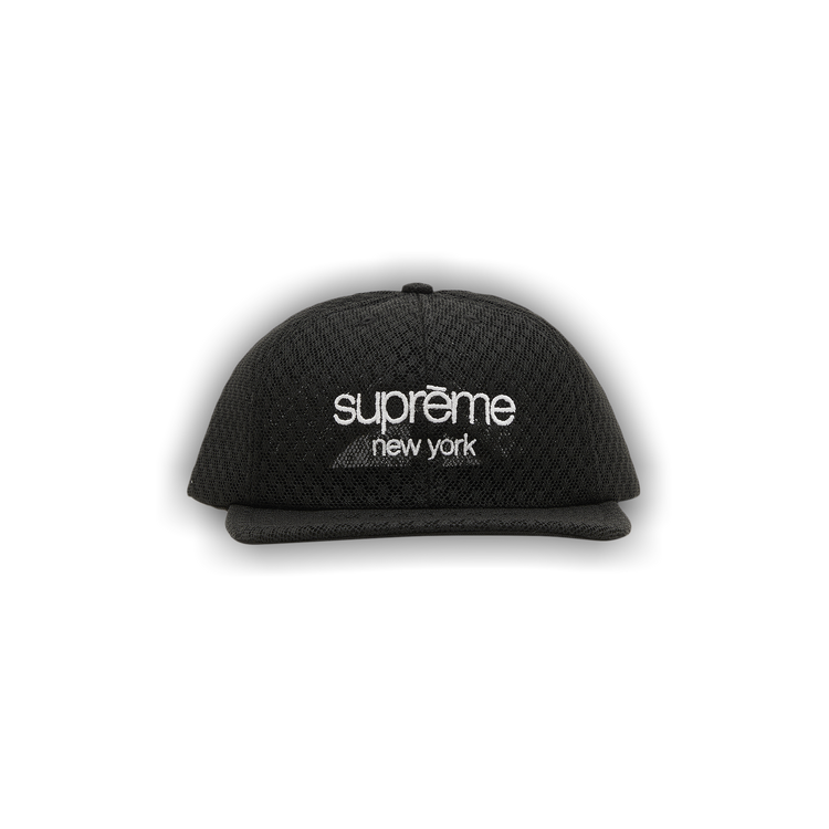 Buy Supreme Classic Logo Air Mesh 6-Panel 'Black' - SS22H68 BLACK