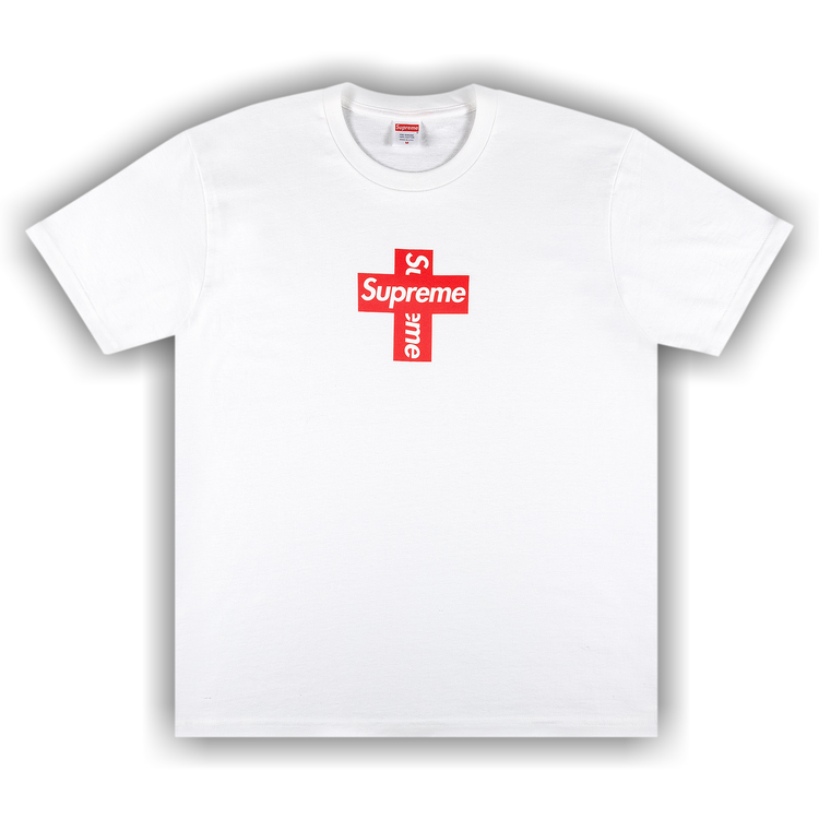 Buy Supreme Cross Box Logo Tee 'White' - FW20T25 WHITE | GOAT