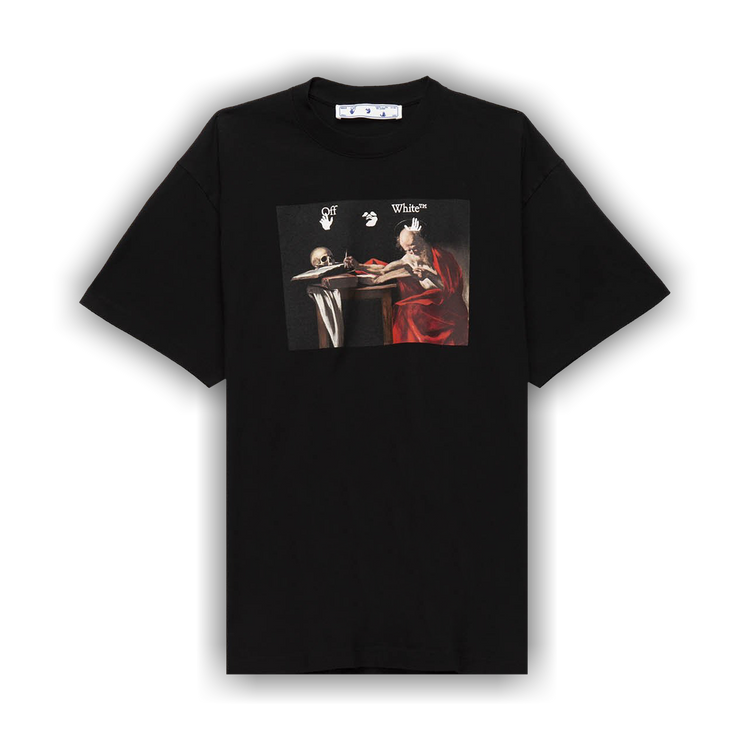 Buy Off-White Caravaggio Short-Sleeve Over Tee 'Black/Red Buy Off-White Caravaggio Short-Sleeve Over Tee 'Black/Red