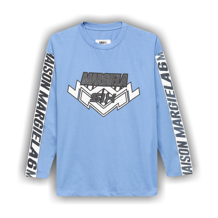 Buy MM6 Maison Margiela Oversize Long-Sleeve Tee 'Sky