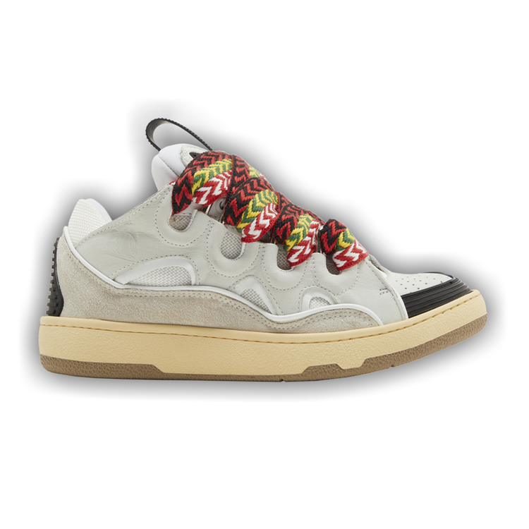 LANVIN FWSASM01NASTA23652 関税送料込 Lanvin Oversize tongue panelled leather sneakers | The
