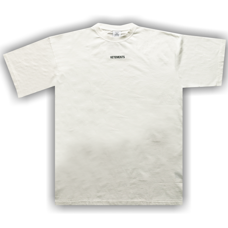 Buy Vetements Logo Patch T-Shirt 'White' - UE51TR540W WHIT | GOAT DE