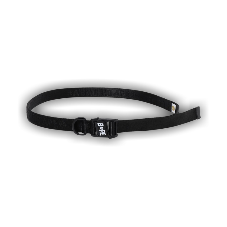 Buy BAPE Logo Tape Belt 'Black' - 1K30 188 002 BLACK | GOAT