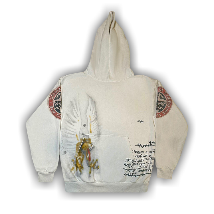 セール特価 Travis by Jack Cactus Buy Scott 'White Hoodie Tour Utopia トップス