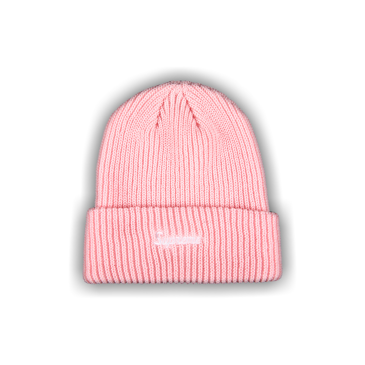 【正規通販】 FW20BN66 - 'Pink' Beanie Gauge Loose Supreme Buy PINK GOAT | 帽子