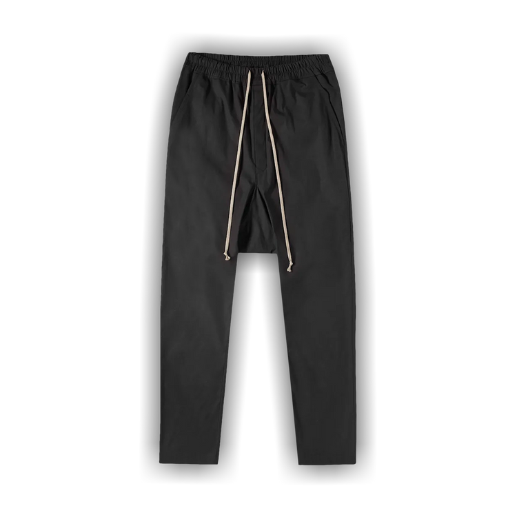 Buy Rick Owens Drawstring Long Pants 'Black' - RU21S6380 P 09 | GOAT