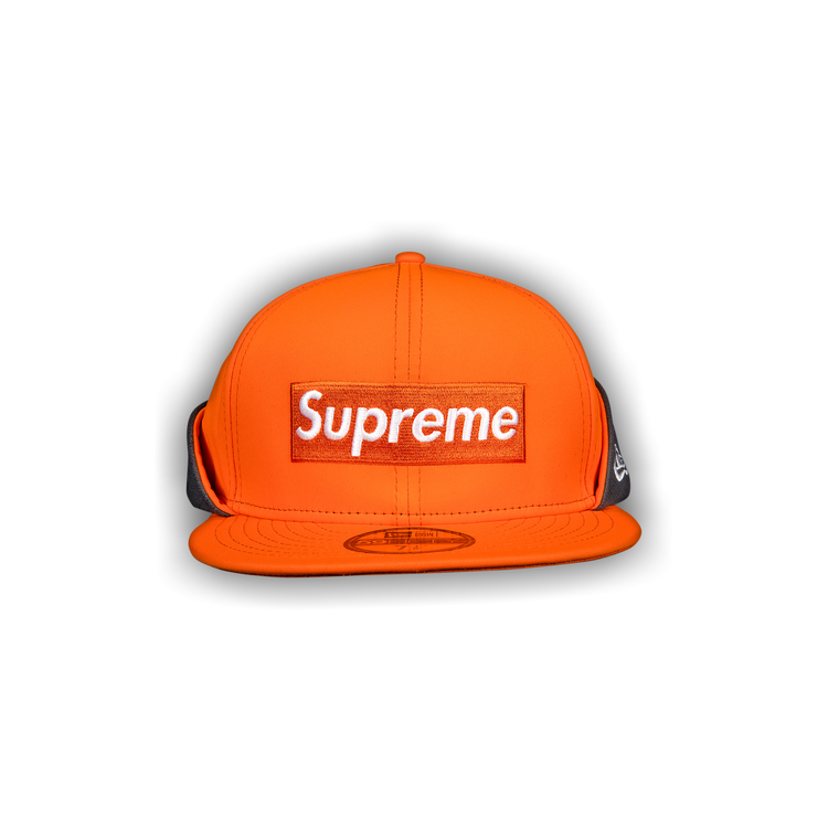 Buy Supreme x WINDSTOPPER Earflap Box Logo New Era 'Orange