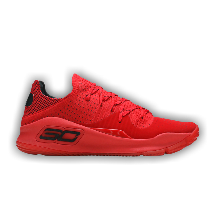 Buy Under Armour Curry 4 Low 'Red' - 3000083 600 | GOAT