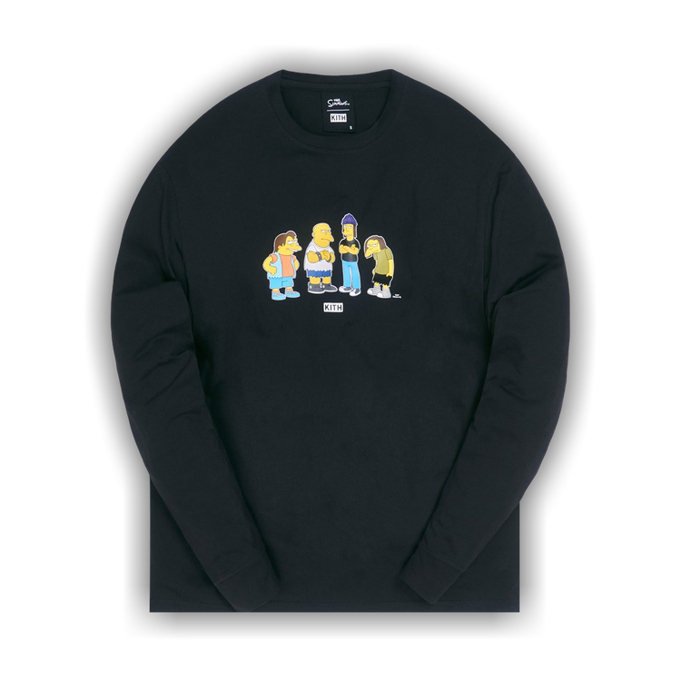 ☆ KITH x THE SIMPSONS Cast of Characters コラボパーカー ☆ Kith x The Simpsons Bart スウェット パーカー ブラック (KITH