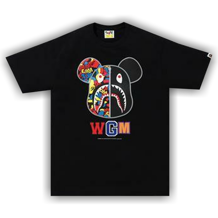 Buy BAPE x Medicom Toy Camo Bear Tee 'Black' - 1G73 110 907