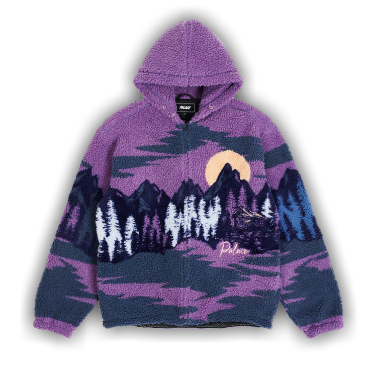【人気沸騰】 Buy GOAT | P19JK091 - 'Purple' Jacket Fleece Palaska Palace ジャケット・アウター