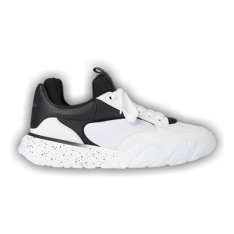 【初版】 ALEXANDER McQUEEN Size 10 - Alexander McQueen Oversized Sneaker White Silver