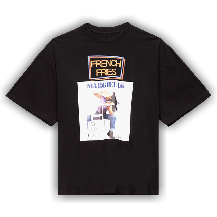 Buy MM6 Maison Margiela French Fries Oversize Tee 'Black