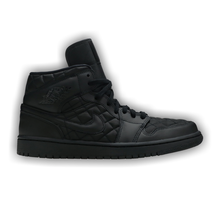 Nike Air Jordan 1 Mid Quilted （216） Buy Wmns Air Jordan 1 Mid SE 'Black Quilted' - DB6078 001 | GOAT