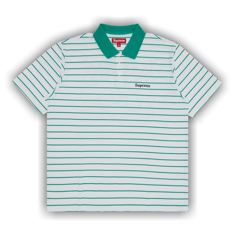 Size xl Supreme x Melvins Stripe Short-Sleeve Polo 'White'