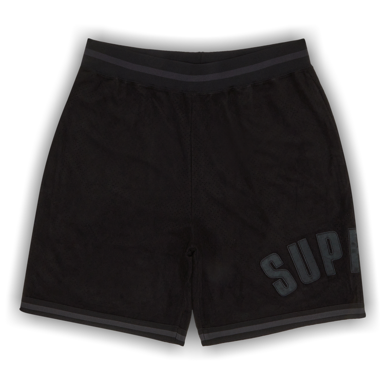 supreme Logo Appliqué Water Short BLACK