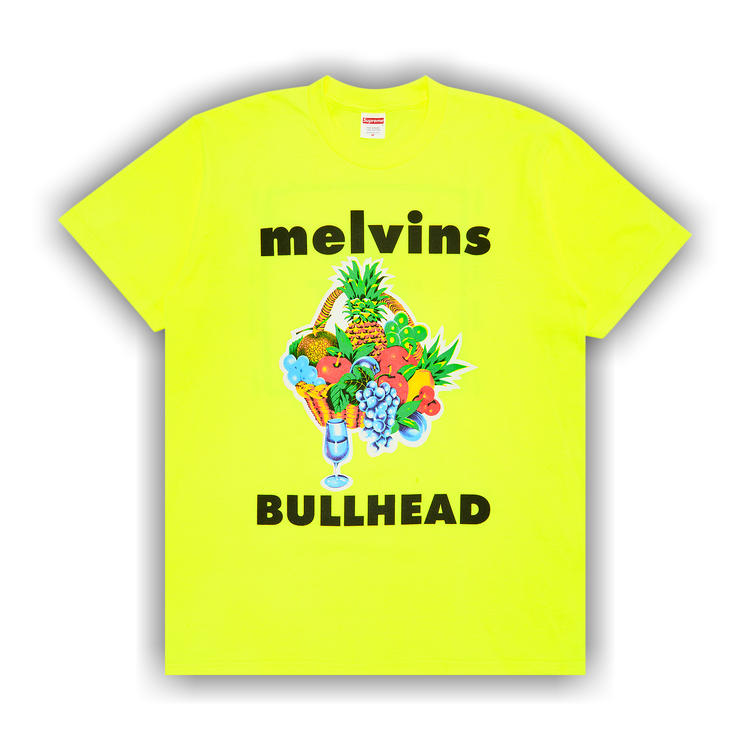 Buy Supreme x Melvins Bullhead Tee 'Fluorescent Yellow' - SS24T11