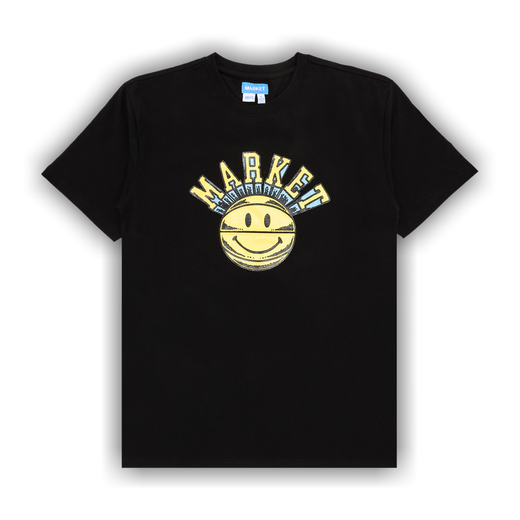 Buy Market Smiley Hoops T-Shirt 'Black' - 399002006 BLAC | GOAT