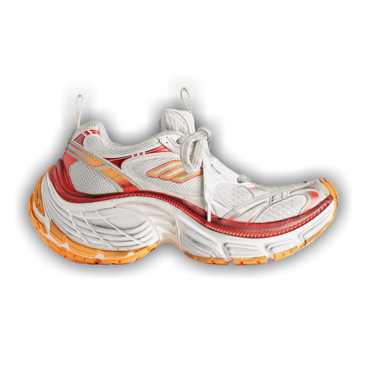 Buy Balenciaga Wmns 10XL Sneaker 'Worn-Out - White Red Orange' - 792778  W2MV2 9670 | GOAT