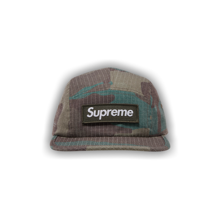 Buy Supreme Reflective Ripstop Camp Cap 'Woodland Camo