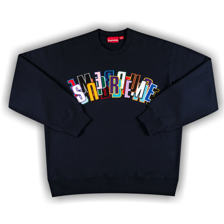 トップス Supreme Small Box Crewneck navy L Buy Supreme Stacked Crewneck 'Navy' - SS21SW76 NAVY | GOAT