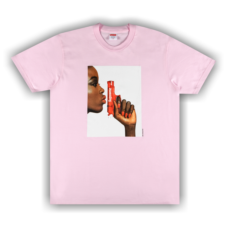 Buy Supreme Water Pistol Tee 'Light Pink' - SS21T13 LIGHT PINK | GOAT