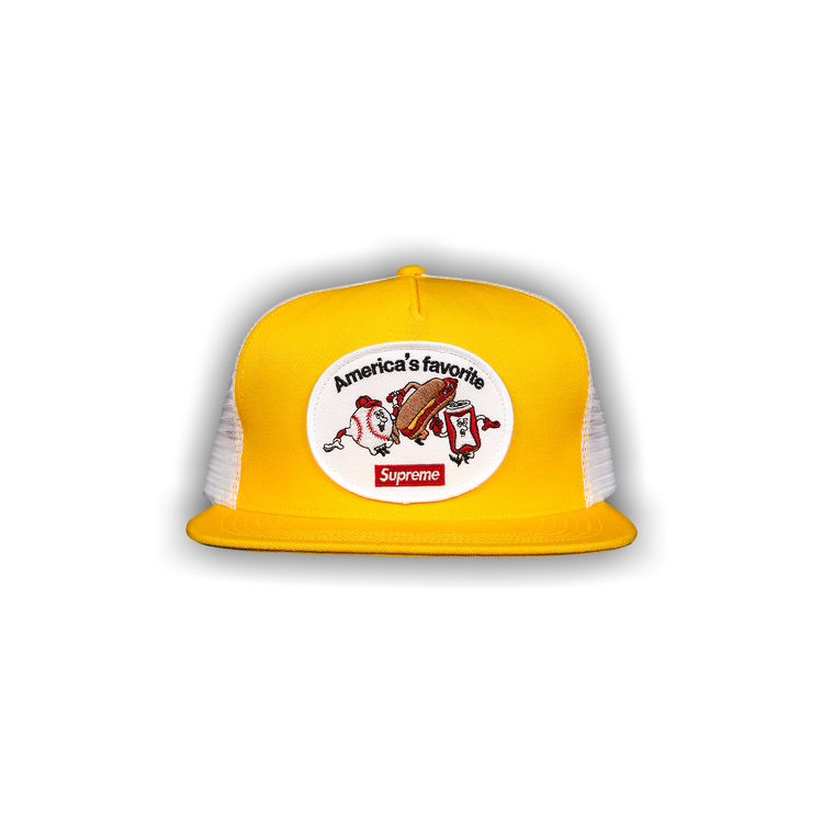 Buy Supreme America's Favorite Mesh Back 5-Panel 'Yellow
