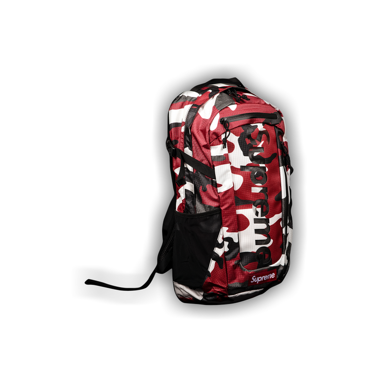 Buy Supreme Backpack 'Red Camo' - SS21B9 RED CAMO | GOAT