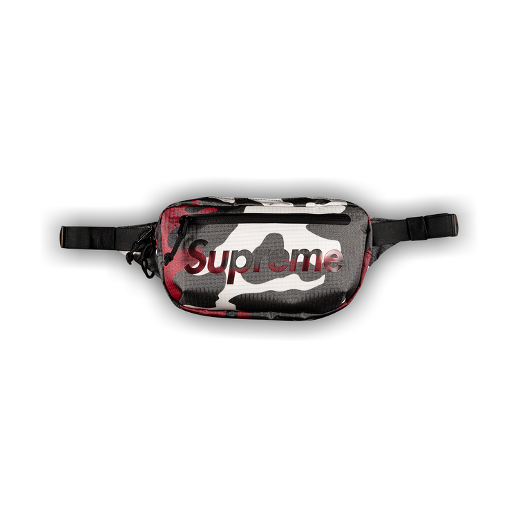 Buy Supreme Waist Bag 'Red Camo' - SS21B23 RED CAMO | GOAT