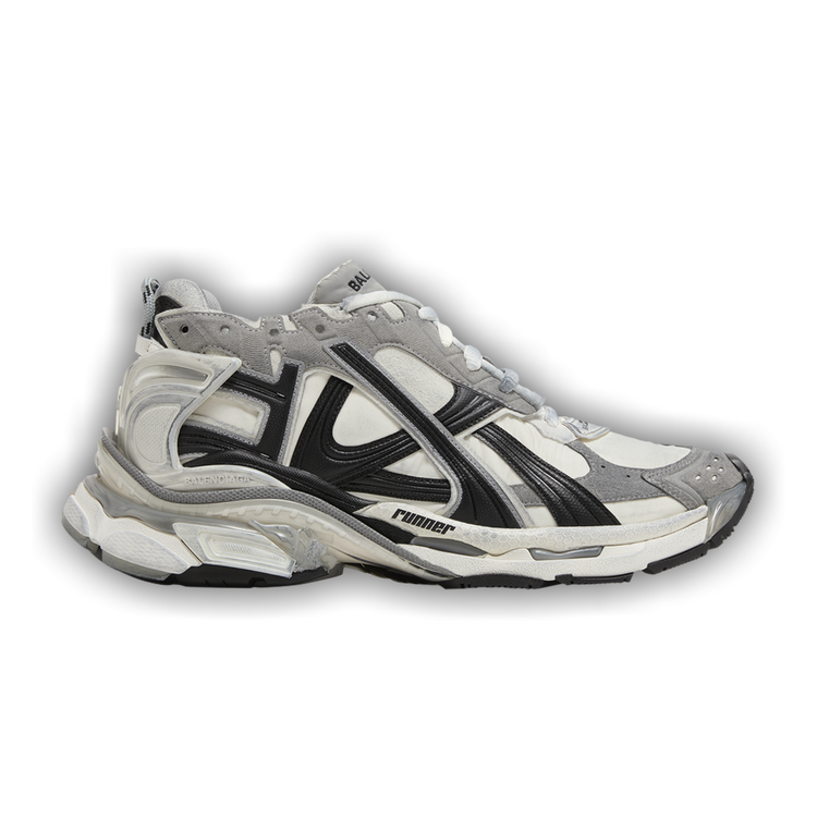 スニーカー BALENCIAGA SNEAKER (772774W3RNY 9012) Balenciaga Runner Sneakers 'Grey White Black Nylon and Suede