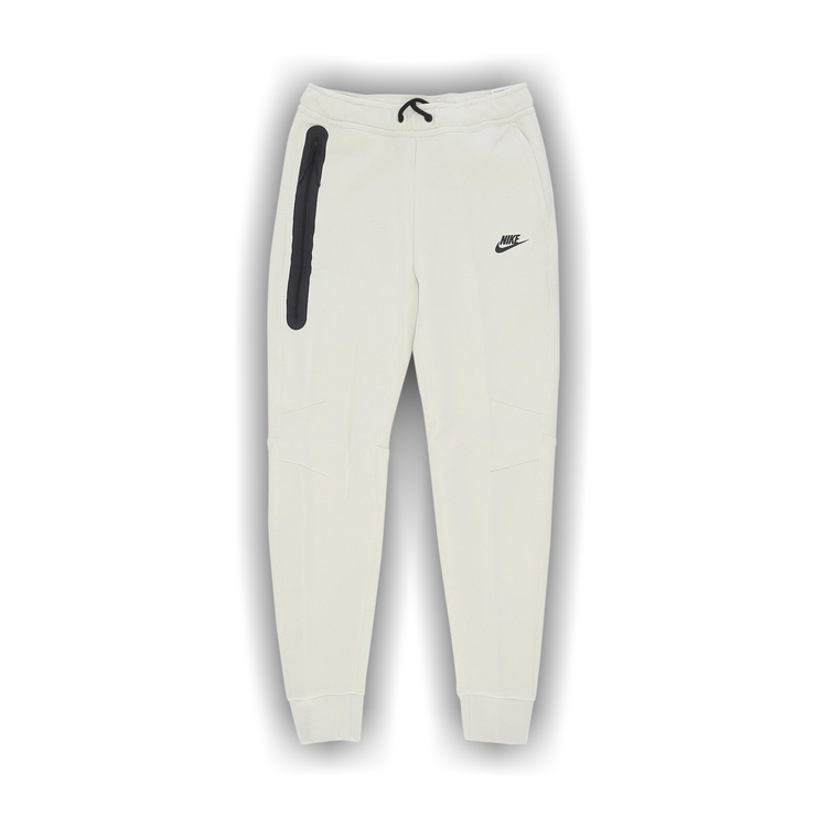 cream tech fleece pants