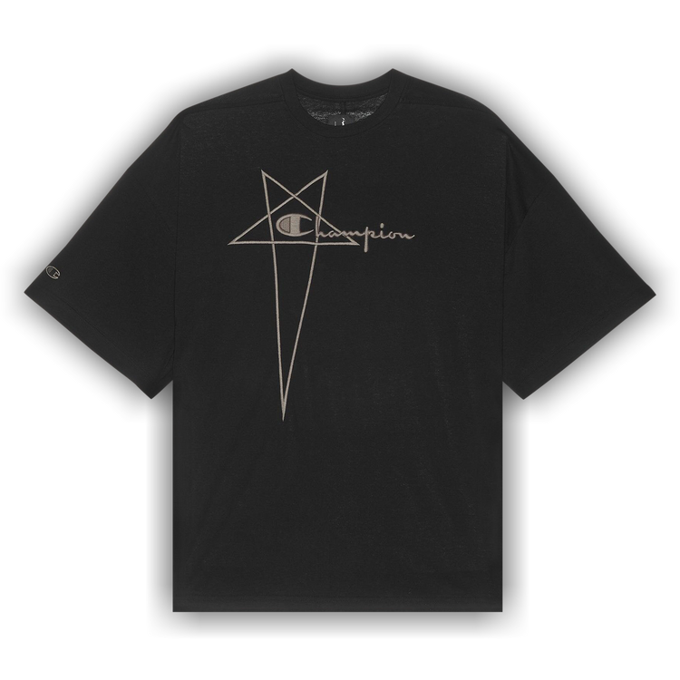 RICK OWENS | CRATER TEE BLACK Tシャツ 黒 Buy Rick Owens Tommy Tee 'Black' - CM01D9229 CHJER 09 | GOAT